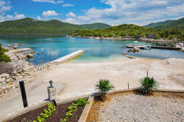 Apartmány Nektarina - pláž před domem, zátoka Kabli, Pelješac, Chorvatsko