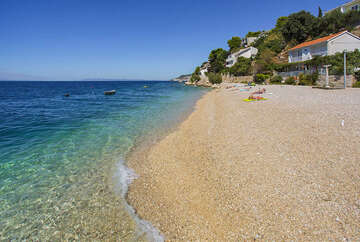 Apartmány Kana I - oblázková pláž 70 m od domu, Živogošće - Mala Duba, Makarská riviéra, Chorvatsko