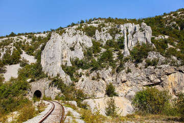 Přírodní park Učka - kaňon Vela Draga, Istrie, Chorvatsko