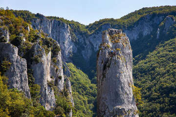 Přírodní park Učka - kaňon Vela Draga, Istrie, Chorvatsko