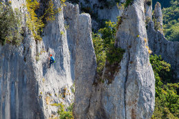 Přírodní park Učka - kaňon Vela Draga, Istrie, Chorvatsko