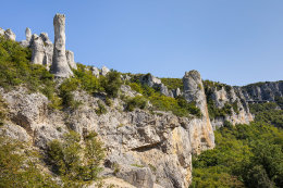 Přírodní park Učka - kaňon Vela Draga, Istrie, Chorvatsko