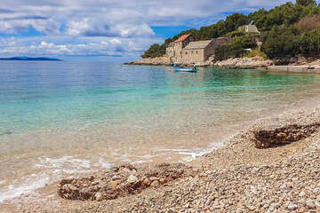 Apartmán Nikša, pláž, Vela Farska, ostrov Brač, Chorvatsko