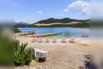 Apartmány Nektarina - pláž před domem, zátoka Kabli, Pelješac, Chorvatsko