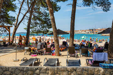 Pláže Vodice centrum, Vodice, Chorvatsko