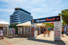 Pláže Vodice centrum, Vodice, Chorvatsko