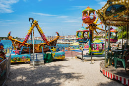 Pláže Vodice centrum, Vodice, Chorvatsko