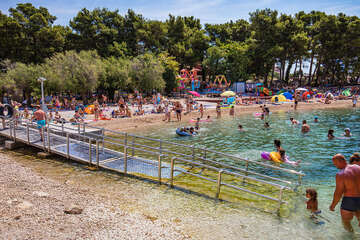 Pláže Vodice centrum, Vodice, Chorvatsko