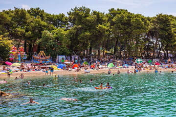 Pláže Vodice centrum, Vodice, Chorvatsko