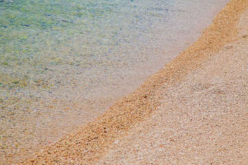 Pláž Lovetovo, Vodice, Chorvatsko