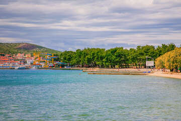 Pláž Lovetovo, Vodice, Chorvatsko