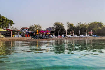 Vodice Plava plaža, Vodice, Chorvatsko