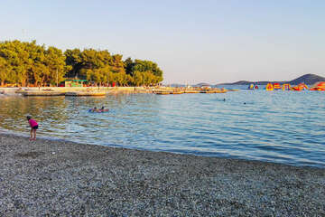 Vodice Plava plaža, Vodice, Chorvatsko