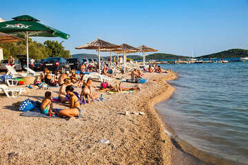 Pláže Srima, Vodice, Chorvatsko