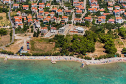 Pláže Blata - letecký pohled Vodice, Chorvatsko