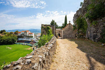 Imotski - pevnost nad Modrým jezerem, Chorvatsko