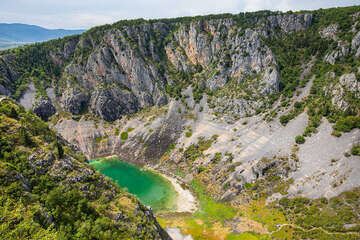 Imotski - Modro jezero, Chorvatsko