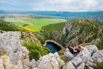 Prološko Blato - vyhlídka, Chorvatsko