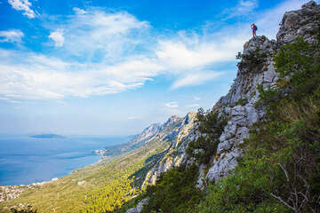 Výstup na Sv. Iliju 961 m n. m. , Gradac, Chorvatsko