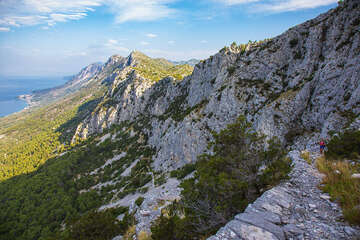 Výstup na Sv. Iliju 961 m n. m. , Gradac, Chorvatsko