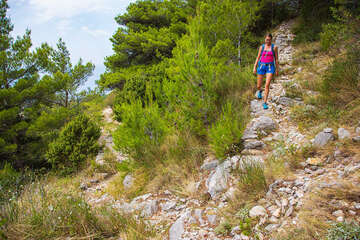 Výstup na Sv. Iliju 961 m n. m. , Gradac, Chorvatsko
