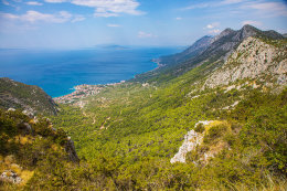 Výstup na Sv. Iliju 961 m n. m. , Gradac, Chorvatsko
