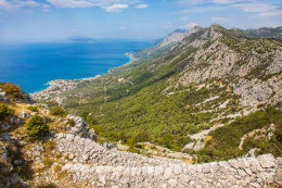 Výstup na Sv. Iliju 961 m n. m. , Gradac, Chorvatsko