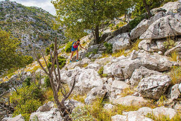 Výstup na Sv. Iliju 961 m n. m. , Gradac, Chorvatsko