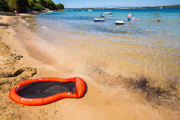 Apartmány Jelka - písečná pláž Klanac 100 m od domu, Tkon, ostrov Pašman, Chorvatsko