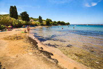 Apartmány Jelka - písečná pláž Klanac 100 m od domu, Tkon, ostrov Pašman, Chorvatsko