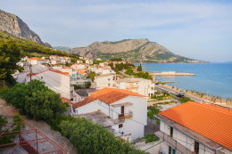 Apartmány Zela - pohled na moře od domu, Omiš-Duće, Chorvatsko