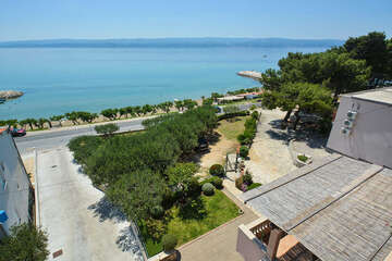 Apartmány Zela -  pohled na moře od domu, Omiš-Duće, Chorvatsko