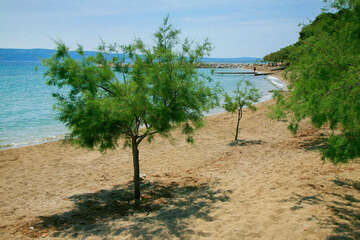 Apartmány Zela - písečná pláž, Omiš-Duće, Chorvatsko