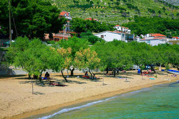 Apartmány Zela - písečná pláž, Omiš-Duće, Chorvatsko