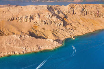 Metajna - Beritnica, ostrov Pag, Chorvatsko