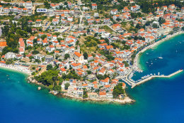 Apartmány Fenix - letecký pohled, Gradac, Makarská riviéra, Chorvatsko