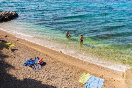 Apartmány Nuša - oblázková pláž 110 m od domu, Živogošče - Mala Duba, Makarská riviéra, Chorvatsko