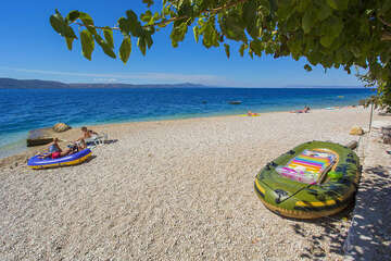 Živogošće - Mala Duba - oblázkové pláže, Makarská riviéra, Chorvatsko