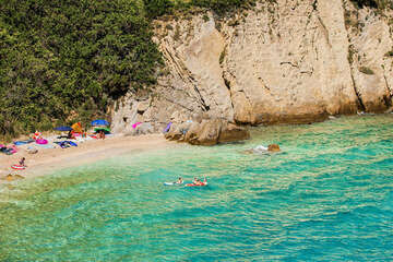 Pag-Bošana - pláže, ostrov Pag, Chorvatsko