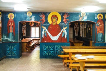 národní park Krka, monastýr Krka, Chorvatsko