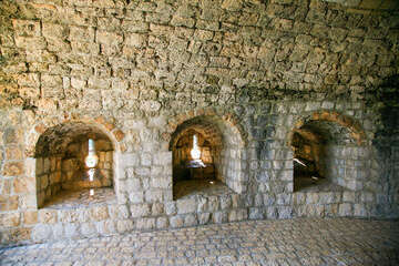 Opevnění Ston, poloostrov Pelješac, Chorvatsko