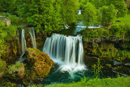 Chorvatsko, Slunj vodopády