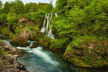 Chorvatsko, Slunj vodopády