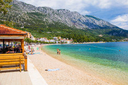 Apartmány Luce - nejbližší oblázková pláž v centru, Igrane, Makarská riviéra, Chorvatsko