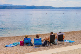 Apartmány Luce - oblázková pláž v centru, Igrane, Makarská riviéra, Chorvatsko