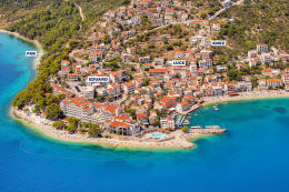 Apartmány Luce - letecký pohled, Igrane, Makarská riviéra, Chorvatsko