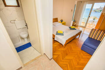 Studio A5, apartmány Val, Igrane, Makarská riviéra, Chorvatsko