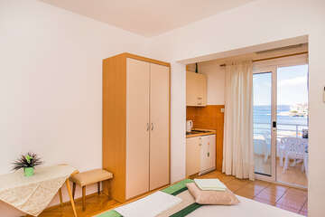 Studio A6, apartmány Val, Igrane, Makarská riviéra, Chorvatsko