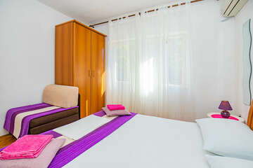 Studio A8, apartmány Val, Igrane, Makarská riviéra, Chorvatsko