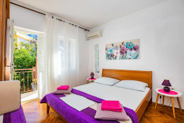 Studio A8, apartmány Val, Igrane, Makarská riviéra, Chorvatsko